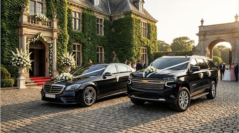 wedding limo service ceremony transportation car hire